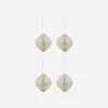 House Doctor Christmas Ornaments|Weihnachtsschmuck, HDAlsta, Off-White;Gold