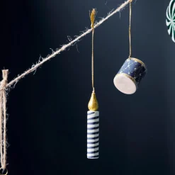 House Doctor Christmas Ornaments|Weihnachtsschmuck, HDCandle, Grün;Rose;Blau