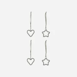 House Doctor Christmas Ornaments|Weihnachtsschmuck, HDConnect, Silber-Finish