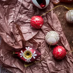 House Doctor Christmas Ornaments|Weihnachtsschmuck, HDMach, Rot;Rose