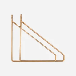 House Doctor Bücherschränke Und Regale|Bücherschränke Und Regale|Winkelstütze, Apart, Messing