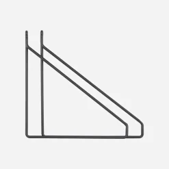 House Doctor Bücherschränke Und Regale|Bücherschränke Und Regale|Winkelstütze, Apart, Schwarz