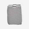 House Doctor Wäschekörbe|Wäschekörbe|Wäschesack, HDstripes, Schwarz/Weiß