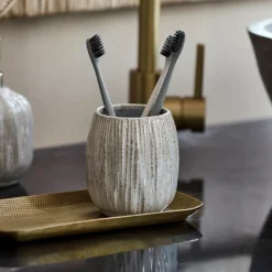 House Doctor Badezimmeraccessoires|Aufbewahrung Im Badezimmer|Zahnputzbecher, HDDeco, Off-White